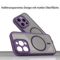 Handyhülle für Apple iPhone 15 Pro Max - Matt Case Lila