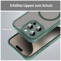 Handyhülle für Apple iPhone 15 Pro Max - Matt Case Grün