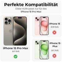 Handyhülle für Apple iPhone 15 Pro Max - Matt...