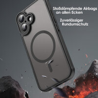 Handyhülle für Apple iPhone 16 – Matt Case Schwarz