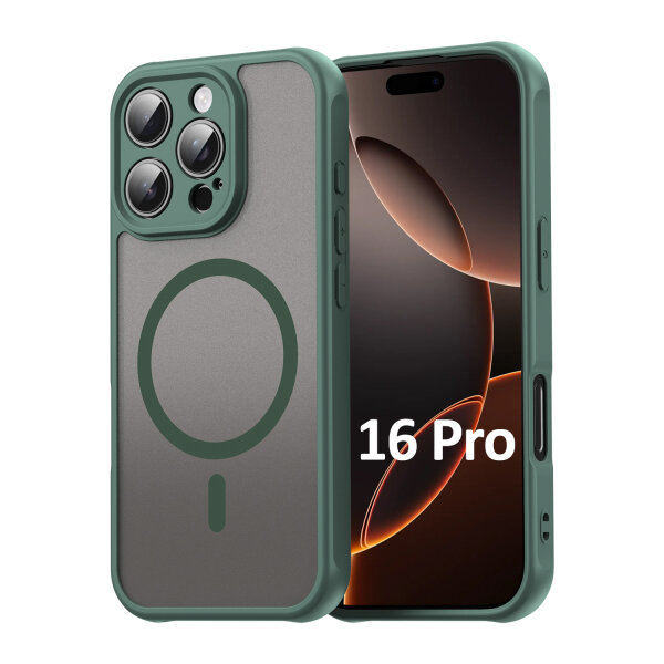 Handyhülle für Apple iPhone 16 Pro  - Matt Case Grün