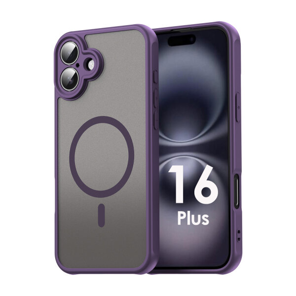 Handyhülle für Apple iPhone 16 Plus – Matt Case Lila