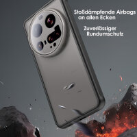 Handyhülle für Xiaomi 15 Ultra Matt Stoßfest Schutzhülle Back cover in Schwarz