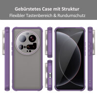 Handyhülle für Xiaomi 15 Ultra Matt Stoßfest Schutzhülle Back cover in Lila