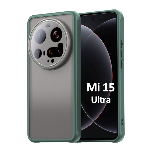 Handyhülle für Xiaomi 15 Ultra Matt Stoßfest Schutzhülle Back cover in Grün