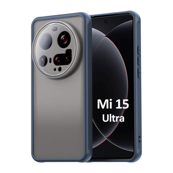 Handyhülle für Xiaomi 15 Ultra Matt Stoßfest Schutzhülle Back cover in Blau