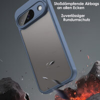 Handyhülle für Google Pixel 9 Matt Stoßfest Schutzhülle Back cover in Blau