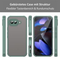 Handyhülle für Google Pixel 9A Matt Stoßfest Schutzhülle Back cover in Grün