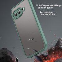 Handyhülle für Google Pixel 9A Matt Stoßfest Schutzhülle Back cover in Grün
