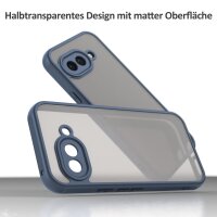 Handyhülle für Google Pixel 9A Matt Stoßfest Schutzhülle Back cover in Blau
