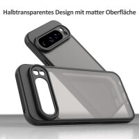 Handyhülle für Google Pixel 9 Pro XL Matt Stoßfest Schutzhülle Back cover in Schwarz
