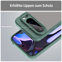 Handyhülle für Google Pixel 9 Pro XL Matt Stoßfest Schutzhülle Back cover in Grün