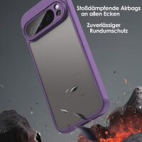 Handyhülle für Google Pixel 9 Pro Matt Stoßfest Schutzhülle Back cover in Lila