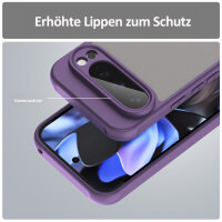 Handyhülle für Google Pixel 9 Pro Matt Stoßfest Schutzhülle Back cover in Lila