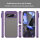 Handyhülle für Google Pixel 9 Pro Matt Stoßfest Schutzhülle Back cover in Lila