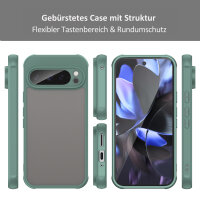 Handyhülle für Google Pixel 9 Pro Matt Stoßfest Schutzhülle Back cover in Grün