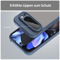 Handyhülle für Google Pixel 9 Pro Matt Stoßfest Schutzhülle Back cover in Blau