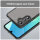 Handyhülle für Samsung Galaxy A16 Matt Stoßfest Schutzhülle Back cover in Schwarz