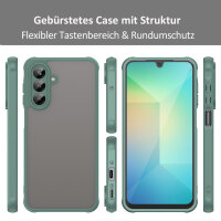 Handyhülle für Samsung Galaxy A26 Matt Stoßfest Schutzhülle Back cover in Grün