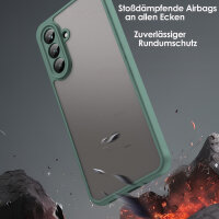 Handyhülle für Samsung Galaxy A26 Matt Stoßfest Schutzhülle Back cover in Grün