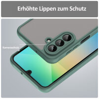 Handyhülle für Samsung Galaxy A26 Matt Stoßfest Schutzhülle Back cover in Grün