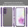 Handyhülle für Samsung Galaxy A36 Matt Stoßfest Schutzhülle Back cover in Lila
