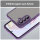 Handyhülle für Samsung Galaxy A36 Matt Stoßfest Schutzhülle Back cover in Lila
