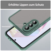 Handyhülle für Samsung Galaxy A36 Matt Stoßfest Schutzhülle Back cover in Grün