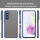 Handyhülle für Samsung Galaxy A36 Matt Stoßfest Schutzhülle Back cover in Blau
