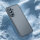 Handyhülle für Samsung Galaxy A36 Matt Stoßfest Schutzhülle Back cover in Blau