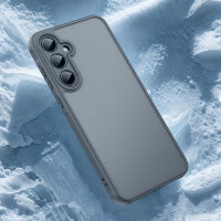 Handyhülle für Samsung Galaxy A55 Matt Stoßfest Schutzhülle Back cover in Blau