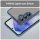 Handyhülle für Samsung Galaxy A55 Matt Stoßfest Schutzhülle Back cover in Blau