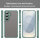 Handyhülle für Samsung Galaxy S24 / Galaxy S25 Matt Stoßfest Schutzhülle Back cover in Grün