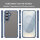 Handyhülle für Samsung Galaxy S24 / Galaxy S25 Matt Stoßfest Schutzhülle Back cover in Blau