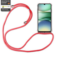 Handykett für Xiaomi Redmi A5 4G (Global 171,7mm ) / Poco C71 4G Hülle mit Kordel Handyhülle mit Band in Rot