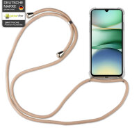 Handykett für Xiaomi Redmi A5 4G (Global 171,7mm ) / Poco C71 4G Hülle mit Kordel Handyhülle mit Band in Beige