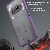 Handyhülle für Nothing Phone 3A Matt Stoßfest Schutzhülle Back cover in Lila
