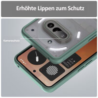 Handyhülle für Nothing Phone 3A Matt Stoßfest Schutzhülle Back cover in Grün