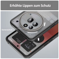 Handyhülle für Nothing Phone 3A Pro Matt Stoßfest Schutzhülle Back cover in Schwarz