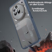 Handyhülle für Nothing Phone 3A Pro Matt Stoßfest Schutzhülle Back cover in Blau