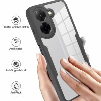 360° Grad Hülle für Xiaomi Redmi A5 4G (EU 173mm) vollschutz Integriertem Displayschutz Schwarz