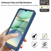 360° Grad Hülle für Xiaomi Redmi A5 4G (EU 173mm) vollschutz Integriertem Displayschutz Blau