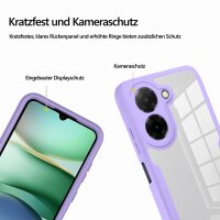 360° Grad Hülle für Xiaomi Redmi A5 4G (EU 173mm) vollschutz Integriertem Displayschutz Lila
