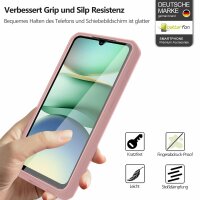 360° Grad Hülle für Xiaomi Redmi A5 4G (EU 173mm) vollschutz Integriertem Displayschutz Rosa