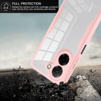 360° Grad Hülle für Xiaomi Redmi A5 4G (EU 173mm) vollschutz Integriertem Displayschutz Rosa