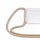 Handykett für Motorola Moto G15 / Moto G15 Power Hülle mit Kordel Handyhülle mit Band in Beige/Braun