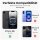 Handyhülle für Apple iPhone 16E – 360° Panzer Case mit Displayschutz Schwarz