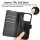 Handy Tasche für ZTE Blade V70 Vita Handyhülle Flip Cover Wallet Case Hülle Etui Schwarz