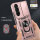 Outdoor Panzer Hülle für Samsung Galaxy Z Fold 7 mit Kameraschutz Ringhalter in Rosegold