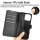 Handy Tasche für Motorola Moto G56 5G Handyhülle Flip Cover Wallet Case Hülle Etui Schwarz